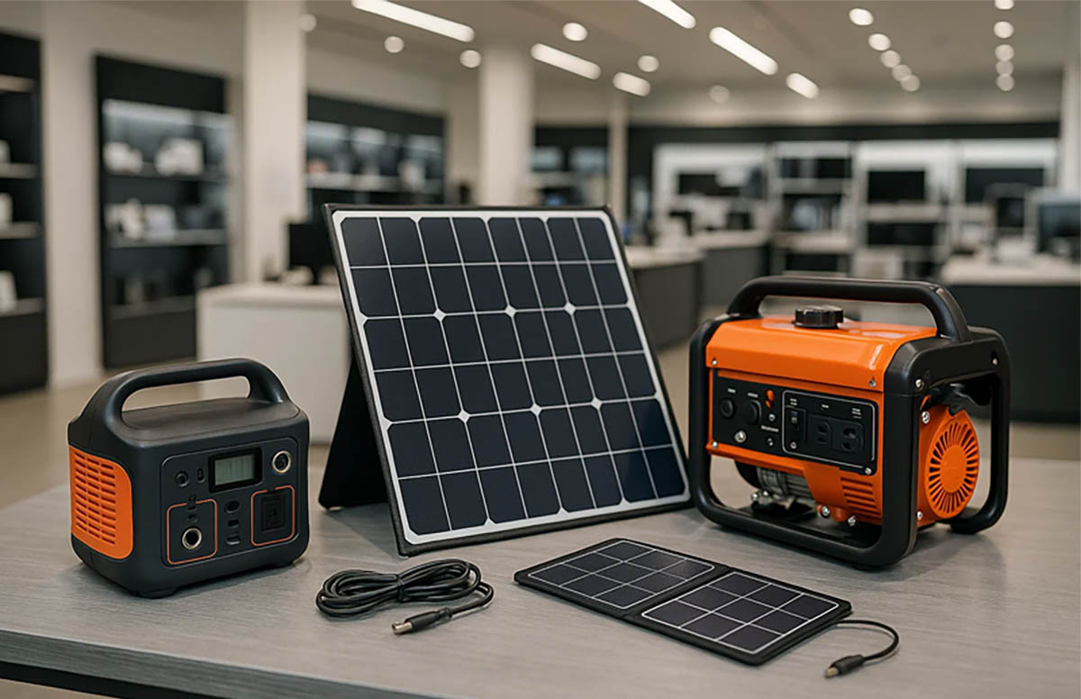 Autonomous power supply for the store