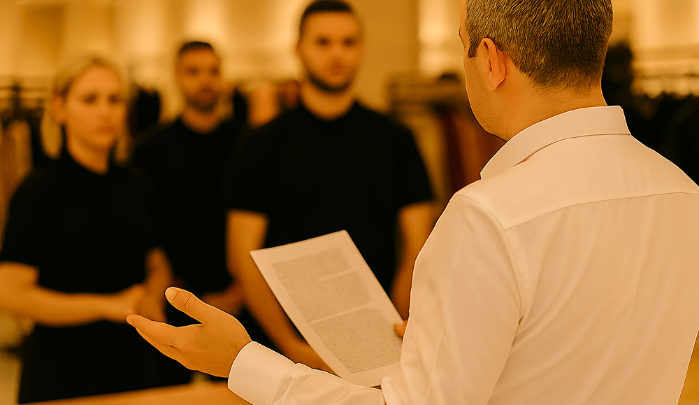 Зразок інструкції для персоналу магазину