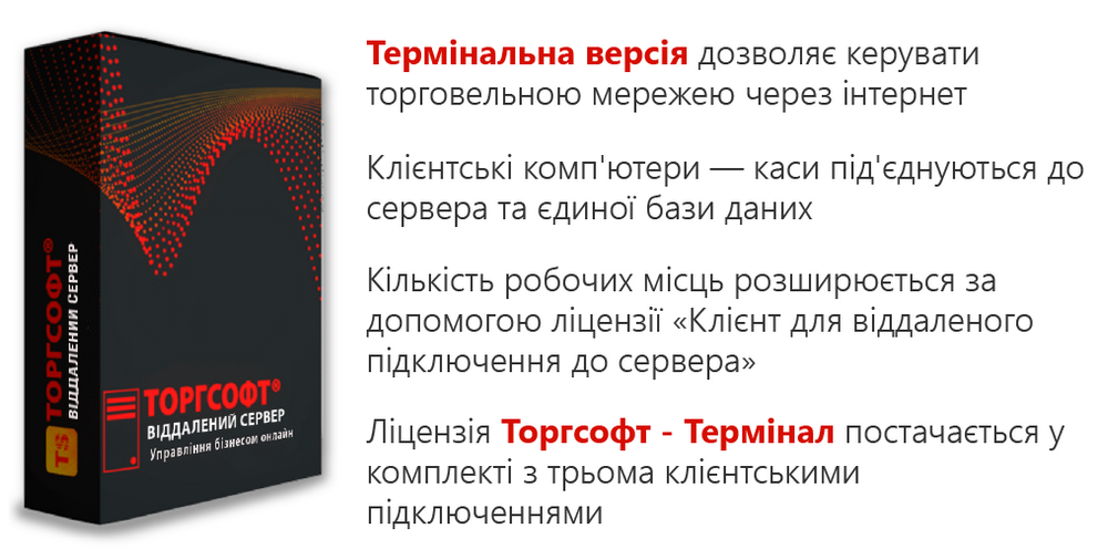 Основні функції програми обліку Торгсофт-Термінал