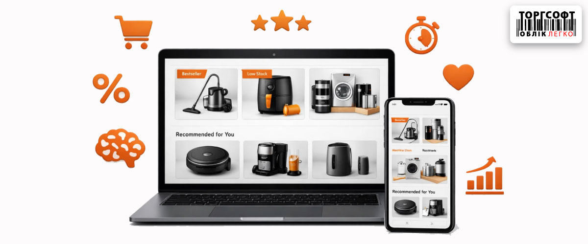 Merchandising in an online store